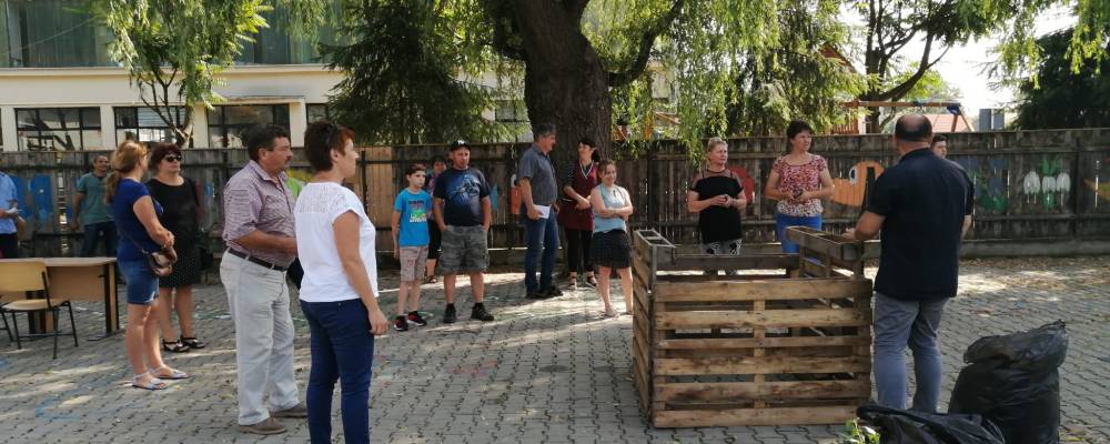 Al treilea popas al Campaniei de compostare