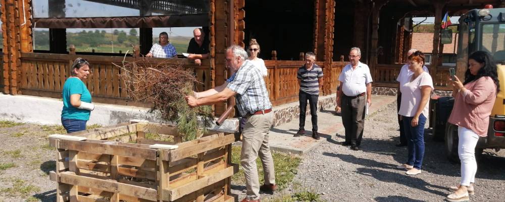 Al doilea popas al Campaniei de compostare