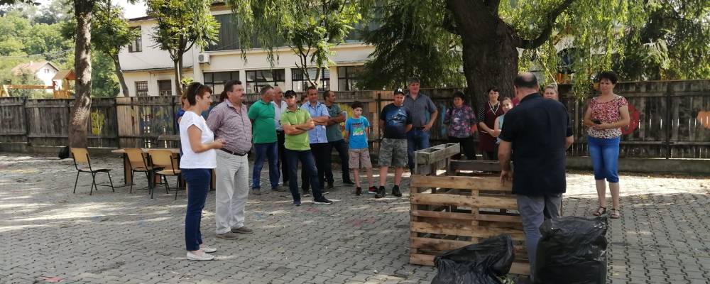Al treilea popas al Campaniei de compostare