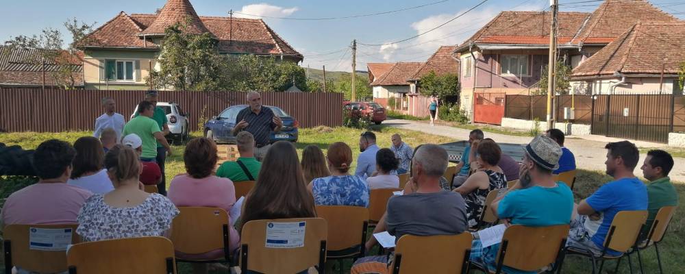 Campania de compostare a ajuns în comuna Bălăușeri